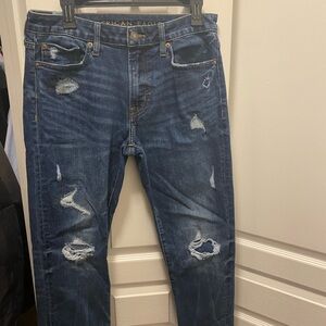 American Eagle Distressed Blue Jeans